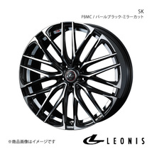 LEONIS/SK SC 40系 純正タイヤサイズ(225/45-18) ホイール1本【18×8.0J 5-114.3 INSET42 PBMC(パールブラック ミラーカット)】0038335_画像1