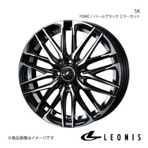 LEONIS/SK スペイド 140系 アルミホイール1本【17×6.5J 4-100 INSET42 PBMC(パールブラック ミラーカット)】0038305_画像1