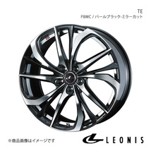 LEONIS/TE SX4 Sクロス YA22S/YB22S ～2017/6 アルミホイール1本【17×7.0J 5-114.3 INSET47 PBMC(パールブラック/ミラーカット)】0038768_画像1