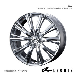 LEONIS/WX プレミオ 260系 アルミホイール1本【15×6.0J 5-100 INSET45 HSMC(ハイパーシルバー ミラーカット)】0033866