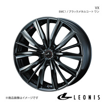 LEONIS/VX ステージア M35 FR アルミホイール1本【17×7.0J 5-114.3 INSET42 BMC1(ブラックメタルコート ワン)】0039253_画像1