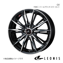 LEONIS/GX フレアクロスオーバー MS31S/MS41S アルミホイール1本【15×4.5J 4-100 INSET45 PBMC(パールブラック/ミラーカット)】0039331_画像1