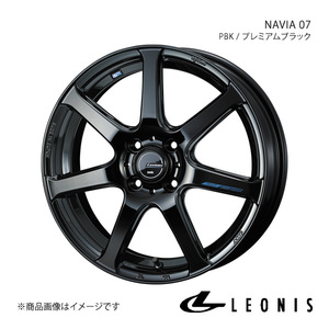 LEONIS/NAVIA 07 ディアスワゴン S320系 アルミホイール1本【15×4.5J 4-100 INSET45 PBK(プレミアムブラック)】0039554