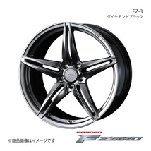 F ZERO/FZ-3 RENAULT メガーヌ BBM5P ルノースポール アルミホイール1本【19×8.0J 5-114.3 INSET45 ダイヤモンドブラック】0039464_画像1