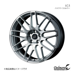 Delmore/LC.S IS350/IS200t 30系 ～2020/11 アルミホイール1本【18×8.0J 5-114.3 INSET45 ハイパーシルバー】0039246