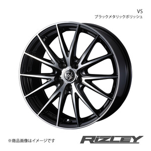 RiZLEY/VS インプレッサスポーツ GT系 アルミホイール1本【17×7.0J 5-100 INSET53 ブラックメタリックポリッシュ】0039427