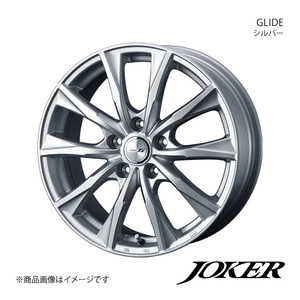 JOKER/GLIDE ノア 80系 5ナンバー車 アルミホイール1本【16×6.5J 5-114.3 INSET53 シルバー】0039616