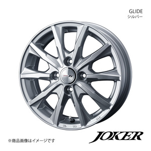 JOKER/GLIDE スイフト ZC72S/ZD72S XS/RS(2012/11～) 4WD全車 アルミホイール1本【16×6.0J 4-100 INSET40 シルバー】0039612