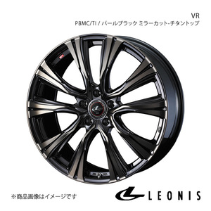 LEONIS/VR デリカD:5 CV5W FF アルミホイール1本【16×6.5J 5-114.3 INSET40 PBMC/TI】0041230