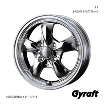 Gyraft/5S マーチ K13 nismoバージョン除く アルミホイール1本【15×5.5J 4-100 INSET42 BRIGHT SPATTERING】0041428_画像1