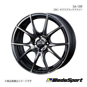 WedsSport/SA-10R ワゴンR MH35S/MH55S アルミホイール1本【15×5.0J 4-100 INSET45 ZBB】0072615