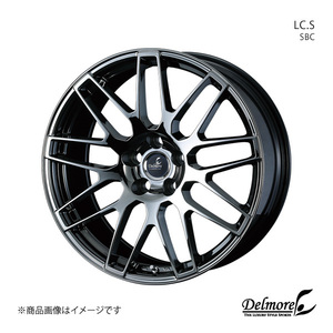 Delmore/LC.S IS250 20系 FR アルミホイール1本【19×8.0J 5-114.3 INSET40 SBC】0041091