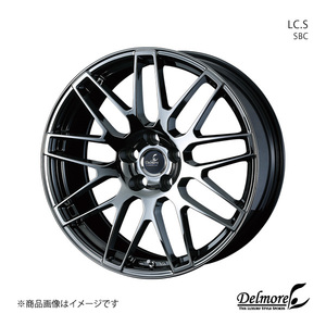 Delmore/LC.S IS250/IS300h 30系 ～2020/11 アルミホイール1本【19×8.0J 5-114.3 INSET40 SBC】0041091
