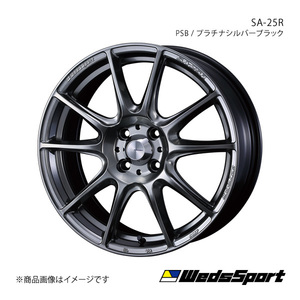 WedsSport/SA-25R フレアクロスオーバー MS52S/MS92S アルミホイール1本【15×5.0J 4-100 INSET45 PSB】0073684