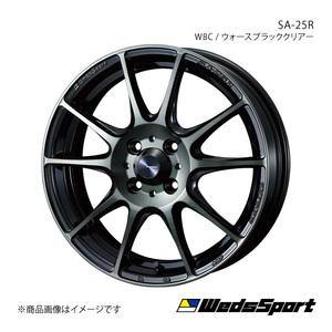 WedsSport/SA-25R ワゴンR MH34S/MH44S アルミホイール1本【16×5.0J 4-100 INSET45 WBC】0073689