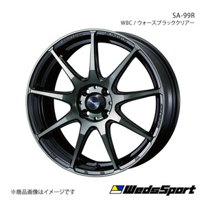 WedsSport/SA-99R フレアワゴン MM53S アルミホイール1本【15×5.0J 4-100 INSET45 WBC】0073860