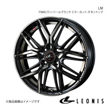 LEONIS/LM ヴィッツ 130系 GR/G's アルミホイール1本【17×6.5J 4-100 INSET50 PBMC/TI】0040802_画像1