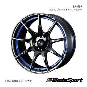 WedsSport/SA-99R デリカD:2 MB37S アルミホイール1本【17×6.5J 4-100 INSET42 BLC2】0073871