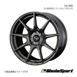 WedsSport/SA-99R CR-Z ZF1/ZF2 アルミホイール1本【17×7.0J 5-114.3 INSET48 EJ-BRONZE】0073886