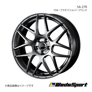 WedsSport/SA-27R ライフ JC1/JC2 アルミホイール1本【15×5.0J 4-100 INSET45 PSB】0074201