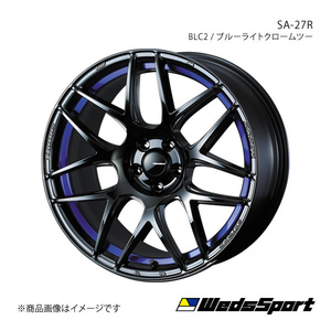 WedsSport/SA-27R IS350/IS200t 30系 アルミホイール1本【17×7.5J 5-114.3 INSET45 BLC2】0074229