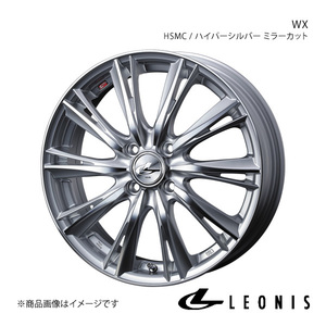 LEONIS/WX アクア K10系 FF 15インチ車 アルミホイール1本【15×5.5J 4-100 INSET43 HSMC】0033863