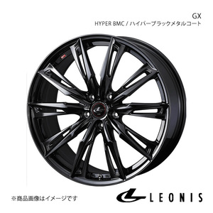 LEONIS/GX エルグランド E51 4WD 純正タイヤサイズ(245/40-19) アルミホイール1本【19×8.0J 5-114.3 INSET43 HYPER BMC】0039392