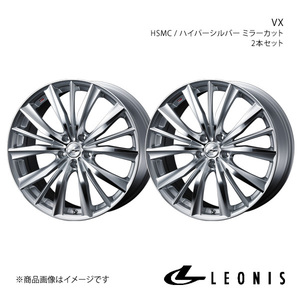 LEONIS/VX テリオスキッド L111G/L131G アルミホイール2本セット【15×6.0J 5-114.3 INSET50 HSMC】0033243×2