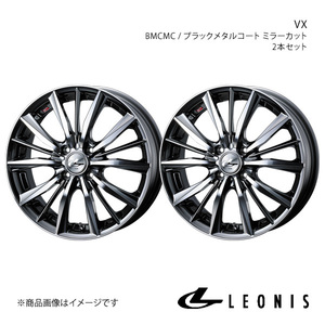 LEONIS/VX アクア K10系 4WD 純正タイヤサイズ(205/45-17) アルミホイール2本セット【17×7.0J 4-100 INSET45 BMCMC】0033257×2