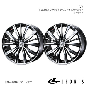 LEONIS/VX ギャランフォルティス スポーツバック CX4A アルミホイール2本セット【17×7.0J 5-114.3 INSET47 BMCMC】0033266×2