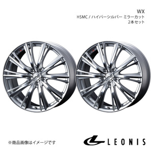 LEONIS/WX CT 10系 アルミホイール2本セット【15×6.0J 5-100 INSET45 HSMC】0033866×2