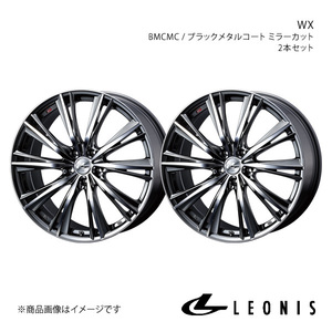 LEONIS/WX ギャランフォルティス スポーツバック CX4A アルミホイール2本セット【17×7.0J 5-114.3 INSET47 BMCMC】0033891×2