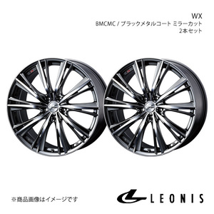 LEONIS/WX デュアリス J10 アルミホイール2本セット【18×7.0J 5-114.3 INSET47 BMCMC】0033900×2