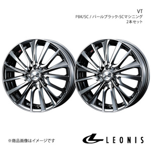 LEONIS/VT ワゴンR MH34S/MH44S アルミホイール2本セット【14×4.5J 4-100 INSET45 BMCMC】0036323×2