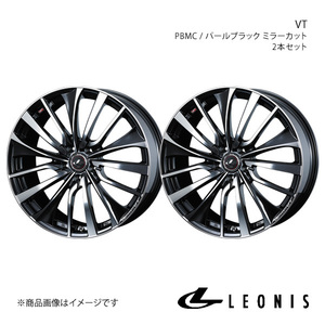 LEONIS/VT シエンタ 10系 アルミホイール2本セット【15×6.0J 5-100 INSET45 PBMC】0036330×2