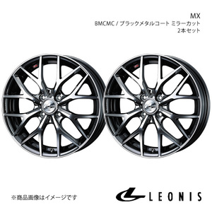 LEONIS/MX バレーノ WB32S アルミホイール2本セット【17×6.5J 4-100 INSET50 BMCMC】0037415×2