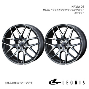 LEONIS/NAVIA 06 シーマ F50 4WD アルミホイール2本セット【18×8.0J 5-114.3 INSET42 MGMC】0037626×2