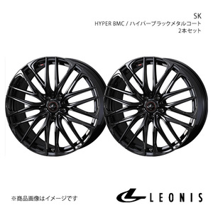 LEONIS/SK フレアクロスオーバー MS31S/MS41S アルミホイール2本セット【15×4.5J 4-100 INSET45 HYPER BMC】0040964×2