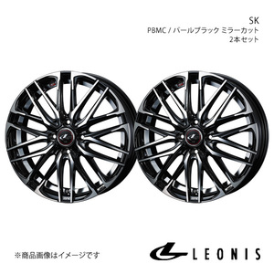 LEONIS/SK ムーヴ L170系 アルミホイール2本セット【16×5.0J 4-100 INSET45 PBMC】0038302×2