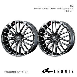 LEONIS/SK SX4 Sクロス YA22S/YB22S ～2017/6 アルミホイール2本セット【17×7.0J 5-114.3 INSET47 BMCMC】0038321×2