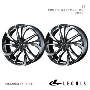 LEONIS/TE ステップワゴン RK1/RK2/RK5/RK6 アルミホイール2本セット【17×6.5J 5-114.3 INSET53 PBMC】0038759×2