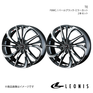 LEONIS/TE エクストレイル T31 純正タイヤサイズ(225/45-19) アルミホイール2本セット【19×8.0J 5-114.3 INSET43 PBMC】0038789×2