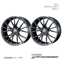 F ZERO/FZ-1 カムリ AVV50 アルミホイール2本セット【18×8.0J 5-114.3 INSET45 ダイヤモンドブラック】0038969×2_画像1