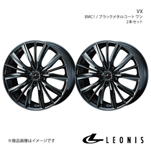 LEONIS/VX ギャランフォルティス CY4A アルミホイール2本セット【18×7.0J 5-114.3 INSET47 BMC1】0039256×2