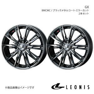 LEONIS/GX N-BOX/N-BOX＋/N-BOX SLASH JF3/JF4 アルミホイール2本セット【14×4.5J 4-100 INSET45 BMCMC】0039328×2