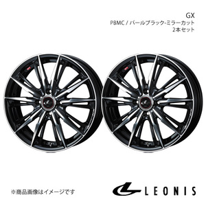 LEONIS/GX ヴィッツ 130系 15インチ車 純正タイヤサイズ(185/60-15) アルミホイール2本セット【15×5.5J 4-100 INSET43 PBMC】0039333×2