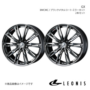 LEONIS/GX レガシィアウトバック BP系 アルミホイール2本セット【17×7.0J 5-100 INSET47 BMCMC】0039362×2