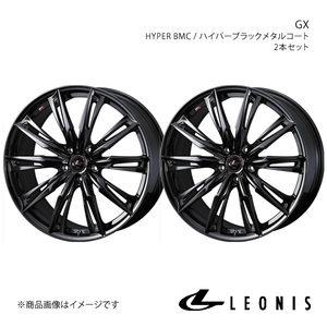 LEONIS/GX プレマシー CR系 アルミホイール2本セット【18×7.0J 5-114.3 INSET55 HYPER BMC】0040959×2