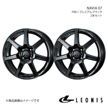 LEONIS/NAVIA 07 フレアクロスオーバー MS31S/MS41S アルミホイール2本セット【15×4.5J 4-100 INSET45 PBK】0039554×2_画像1