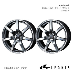 LEONIS/NAVIA 07 シーマ F50 FR アルミホイール2本セット【17×7.0J 5-114.3 INSET42 HSB】0039569×2